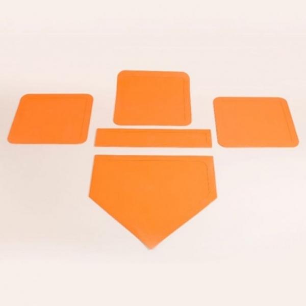 니스포 야구 베이스 세트 홈베이스 휴대용 플레이트