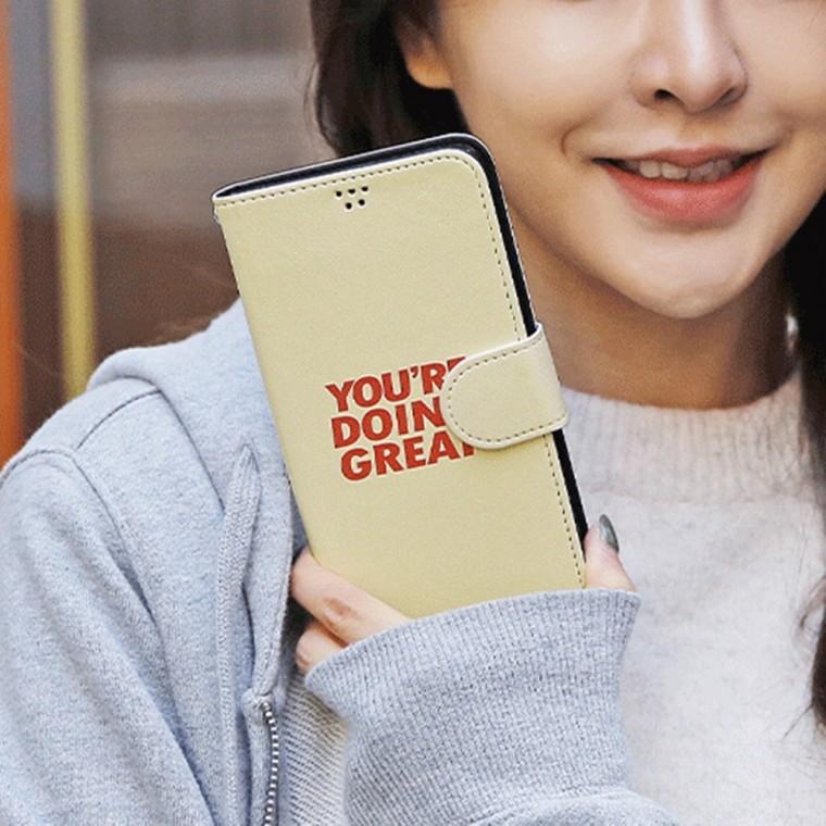 Tz 갤럭시 S10 5G 문구시리 다이어리 케이스 G977