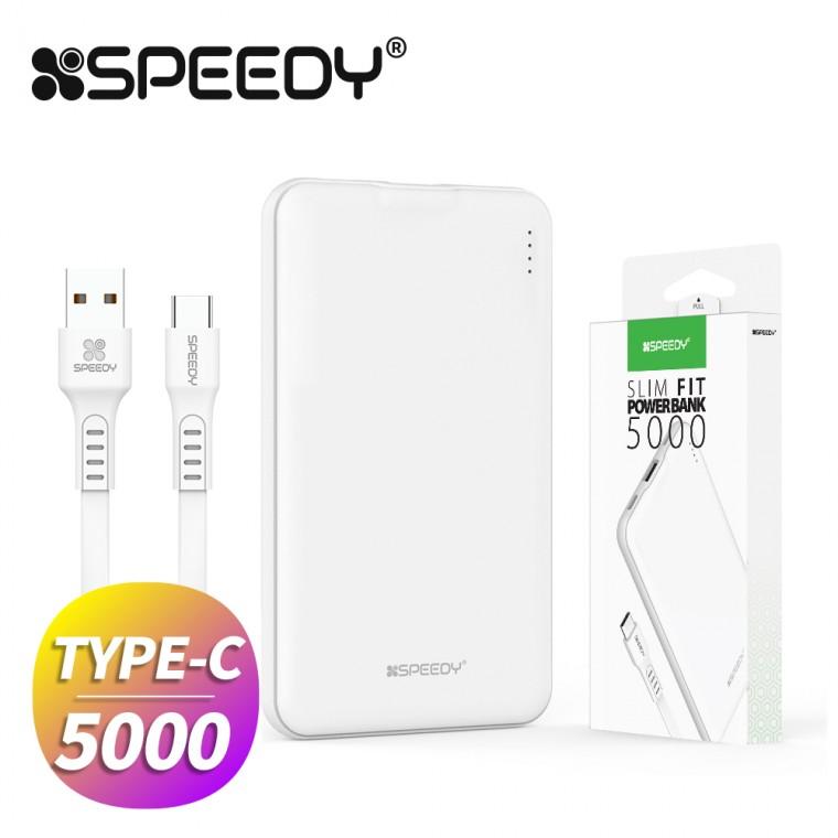 [보조배터리] 스피디 슬림핏 보조배터리 5000mAh (CP 0.12M 케이블)