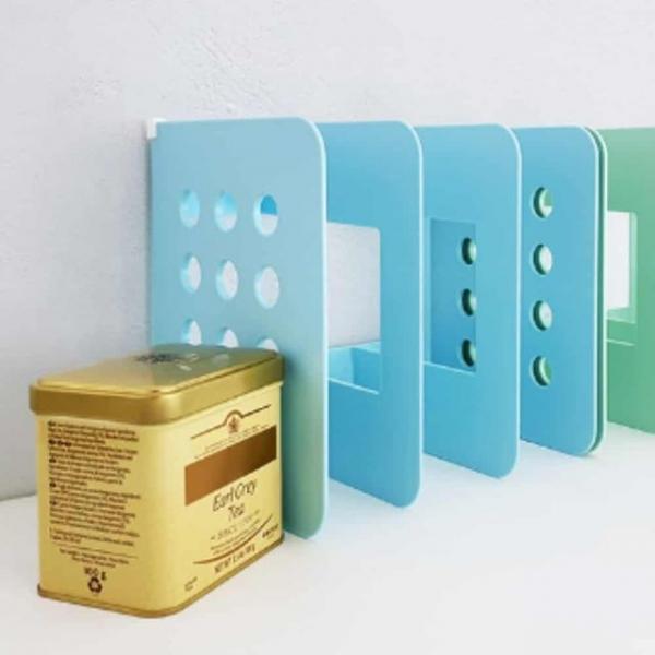 데스크 책꽂이 3단 (민트) 데스크테리어 책상위책꽂이