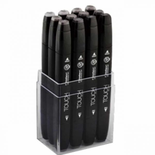 트윈 마카펜 12색 (웜그레이) 마커펜 컬러마카