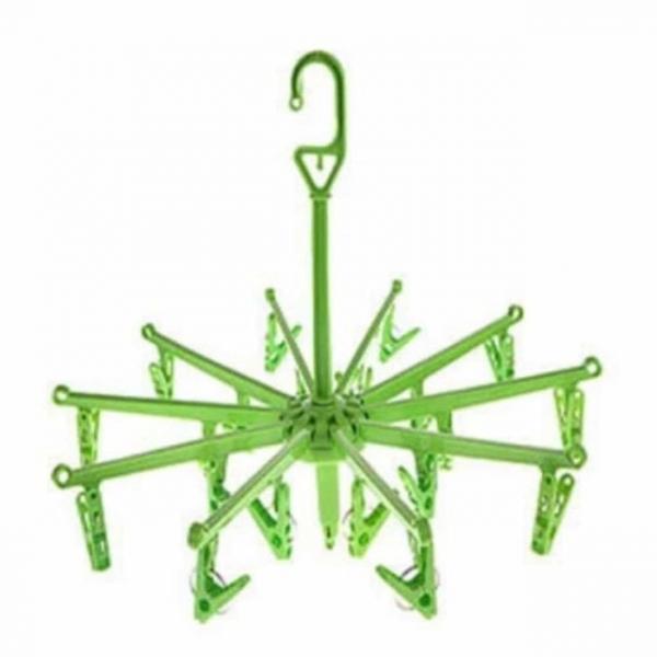 빨래 집게 건조대 (그린) 옷집게 옷걸이집게