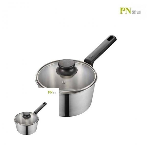 뉴트로 IH 편수냄비 18cm 주방냄비 자취냄비