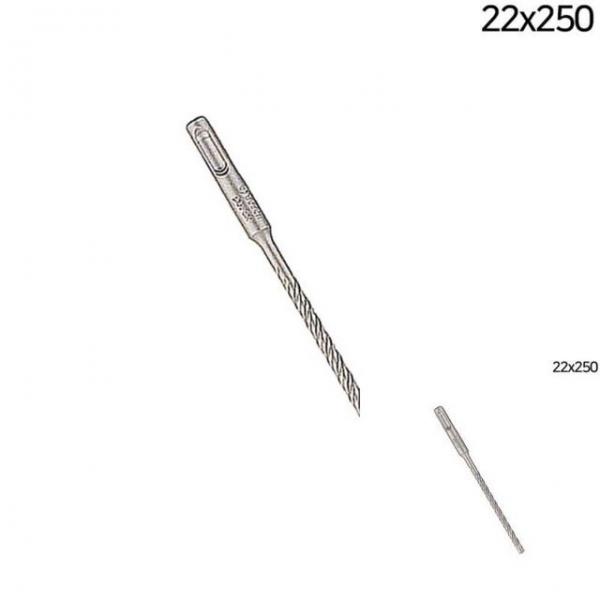 5X 4날 햄머드릴비트 22x250mm 콘크리트 공구비트
