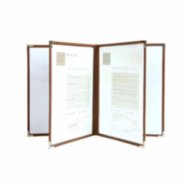 메뉴판보드(A4/4P) 테이블용메뉴북 메뉴판바인더