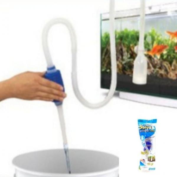 사이펀 수족관 물갈이용 수조청소 어항사이펀