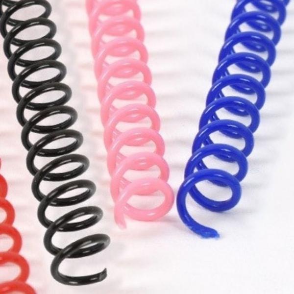 제본용 3대1 투명 PET 코일링 1Kg 8mm 제본링 제본물