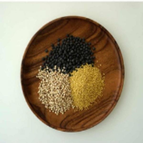 우드 원형 접시 30cm 나무원형트레이 우드접시