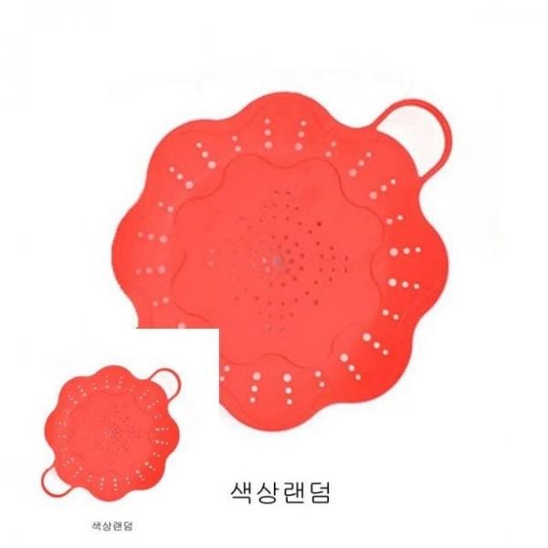 국산 다용도 실리콘 찜기 27cm 색상랜덤 실리콘찜기받침 멀티찜기