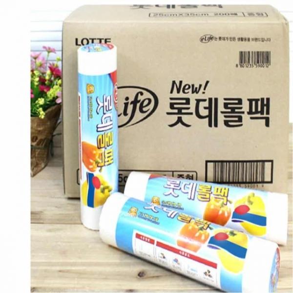 떼어쓰는 롤팩 30X40X500매 12개입 투명봉투 일회용비닐봉지