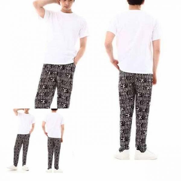 남성용 9부 아이스 쿨바지 FREE 이집트 밴딩바지 남자바지