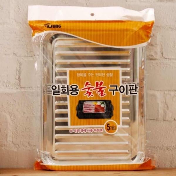 일회용 알루미늄 구이판 5p 고기판 1회용불판