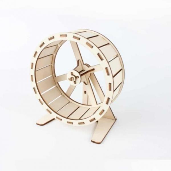 조립 햄스터 쳇바퀴 만들기 취미DIY키트 입체나무퍼즐