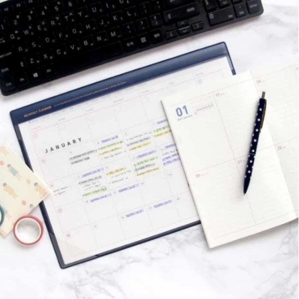 월간 플래너 A4 월일정표 먼슬리스케줄러