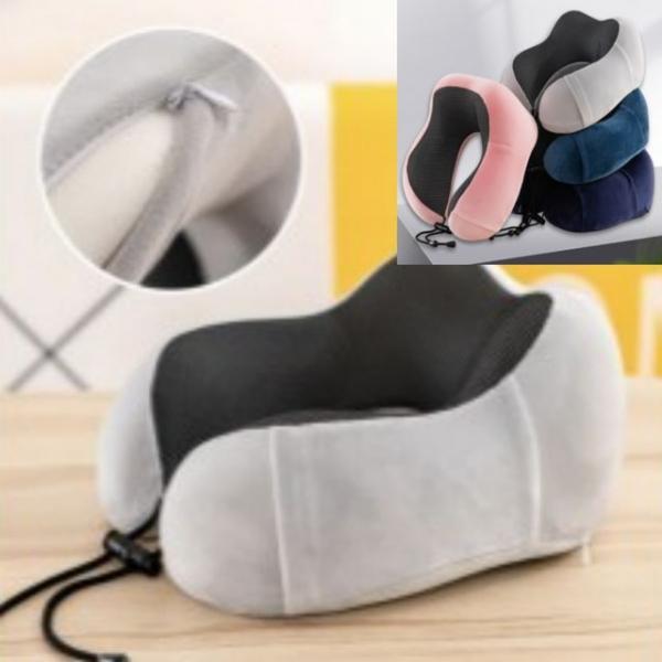 휴대용 여행 목쿠션 말랑목베개 차량용목쿠션 비행기목쿠션