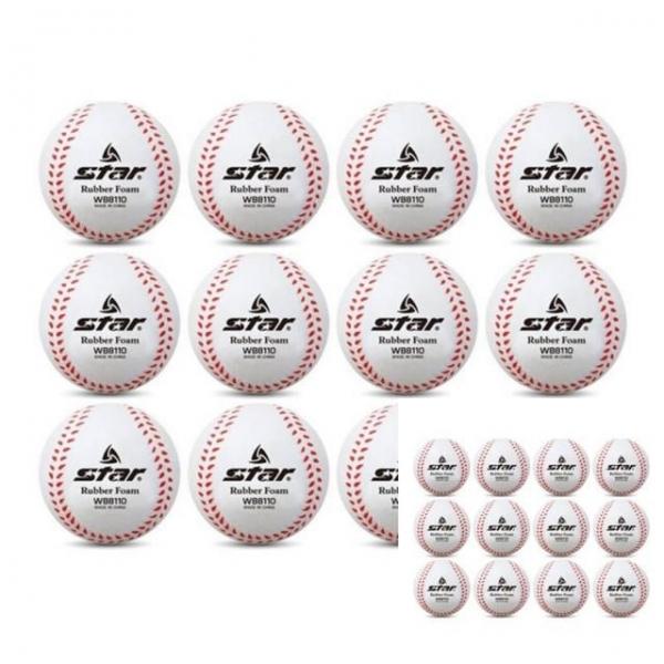 고무 연식야구공 12개 훈련용야구공 연습용야구공