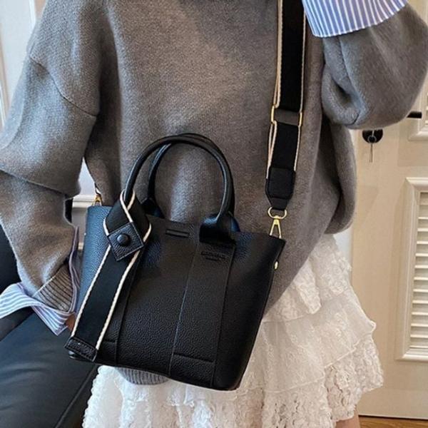 스터드 스퀘어 미니 토트백 크로스겸용 데일리 여성 가방