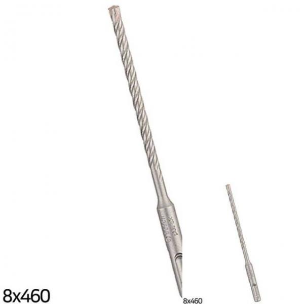 5X 4날 햄머드릴비트 8x460mm 석재 철근콘크리트