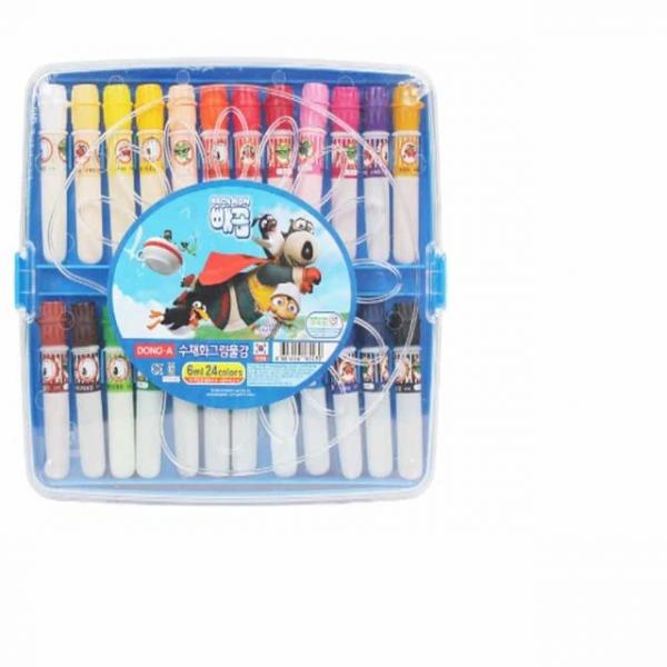 수채화 물감 24색 엄마표미술 유아24색물감