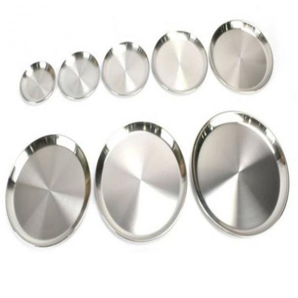 무광 스텐 원형 접시 23호 피자접시 업소용접시