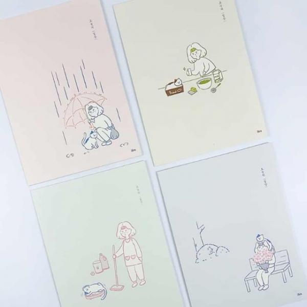 제본 노트 200개입 대학노트 필기노트