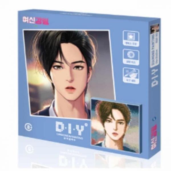 캐릭터 보석십자수 (25X25) 보석비즈십자수 비즈스티커