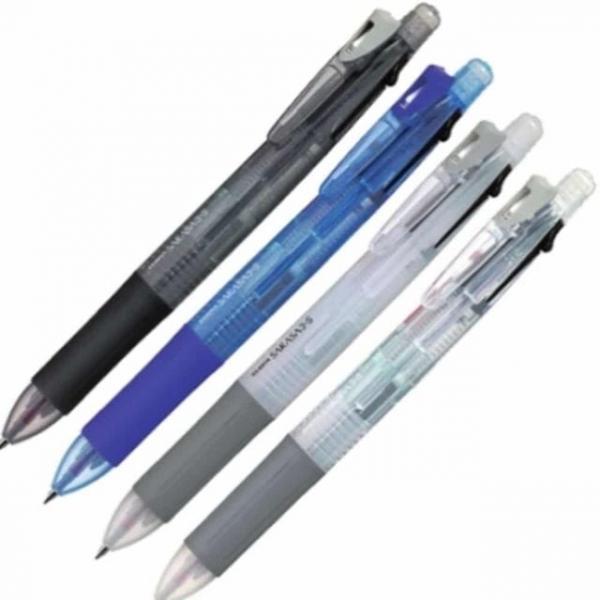 3색 볼펜 샤프 0.5mm (청색) 컬러펜 칼라볼펜