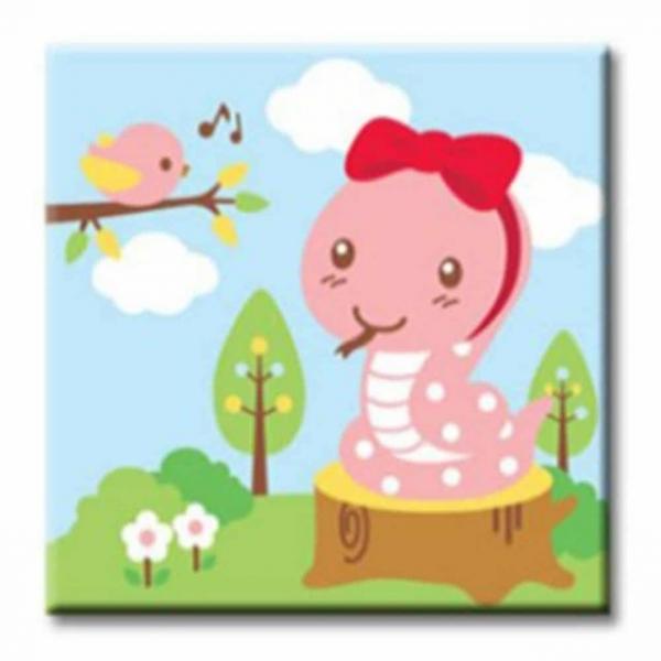 그림 페인팅 뱀 20X20 DIY그림그리기 DIY유화그리기