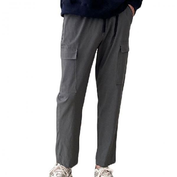 신상 남자 스판 포켓 카고 바지 패션 신상 일자 팬츠