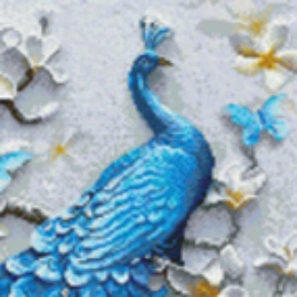 DIY 보석십자수 공작 40X50 액자보석십자수 보석비즈십자수