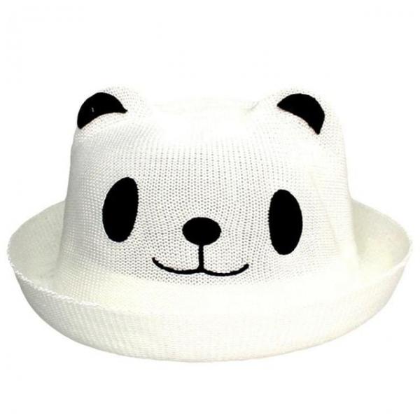 준캡 유아 아동 어린이 판다 밀짚모자 페도라 봄 여름 가을 자외선차단 귀여운모자