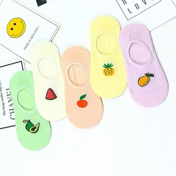 준캡 아동양말 봄 여름 신상 후르츠 페이크삭스 5족세트 면양말 유아동양말세트 어린이