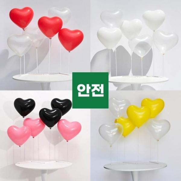 NEW안전풍선스탠드세트(슬림)하트세트