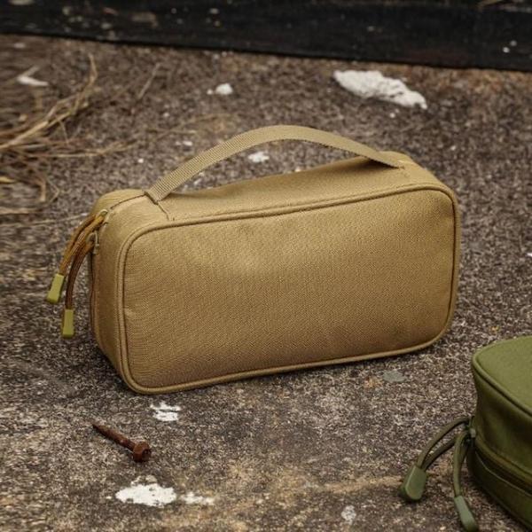 캠핑 밀리터리 파우치 가방 카라비너 로프 텐트용품