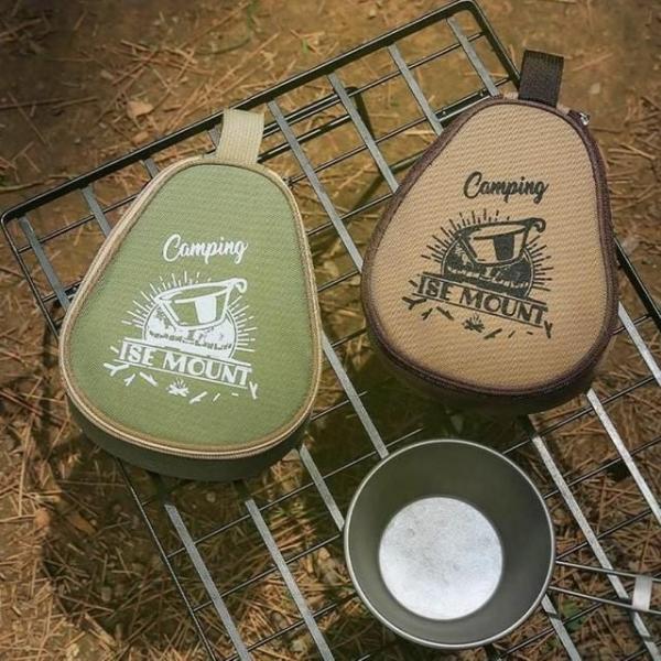 캠핑 시에라컵 파우치 그릇 식기 가방 차박 텐트 불멍