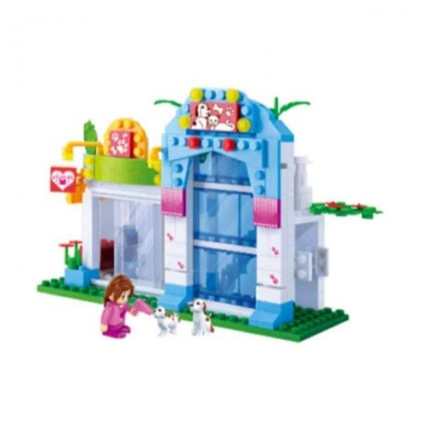 블록 펫샵 고양이블럭 두뇌발달장난감 강아지블록