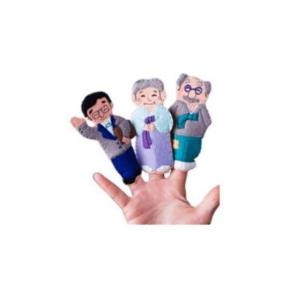 손가락인형 가족 아동역할놀이 유치원인형극 인형극소품