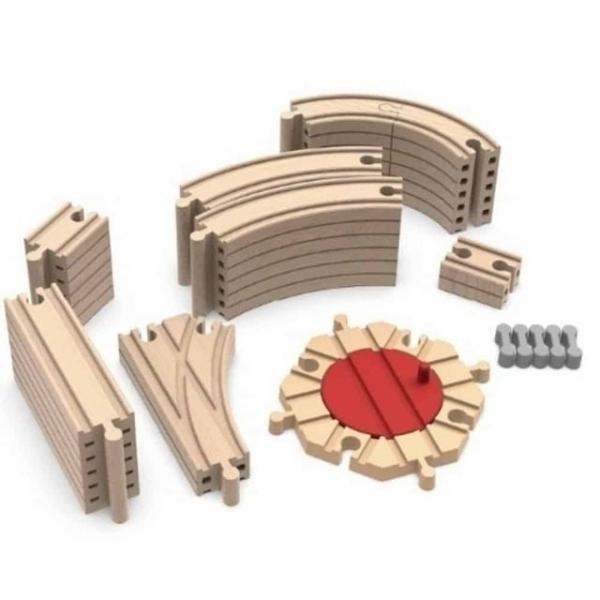 기차트랙 확장팩 50P 모형철도 기차놀이 기차세트