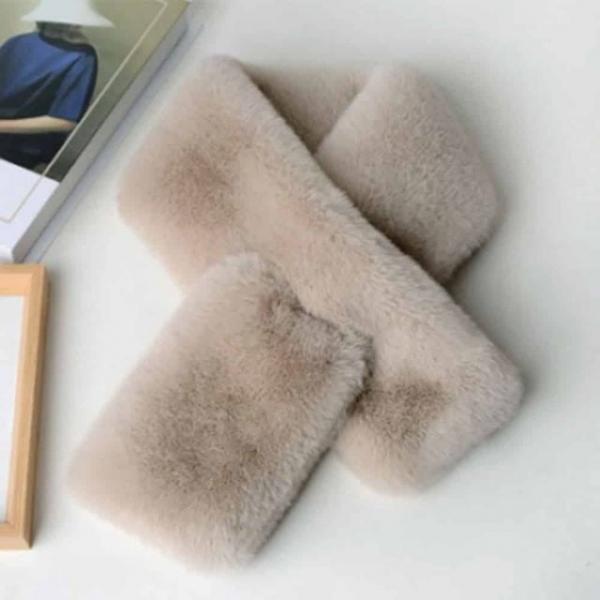 페이크퍼 목도리 미니목도리 겨울퍼 숏머플러