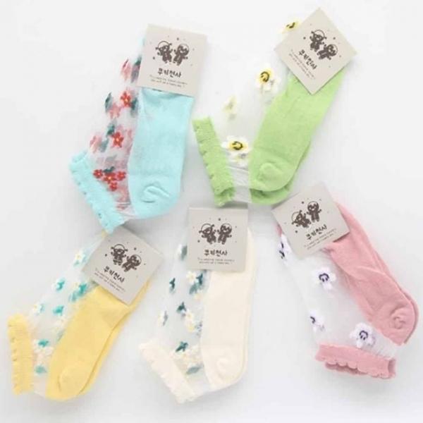 아동 양말 망사 유아동패션소품 유아양말 아동코디세트
