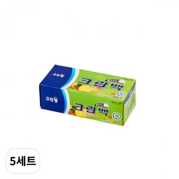 크린랲 위생백 17cm x 25cm 미니 100매입5세트 크린랩