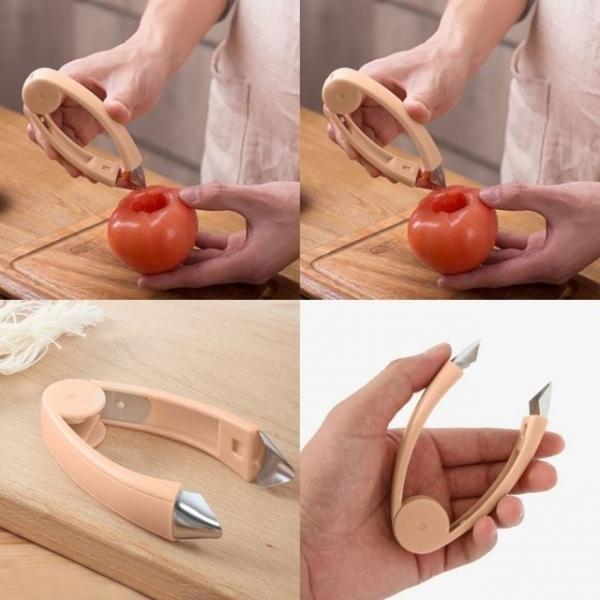 과일 딸기 꼭지 따개 피치 제거기 감자싹제거