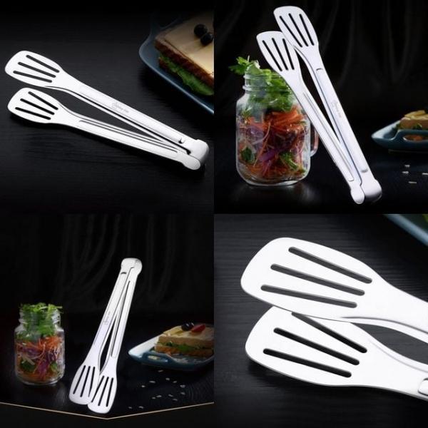 스텐 주방집게 24x4.5cm 요리집게 샐러드집게