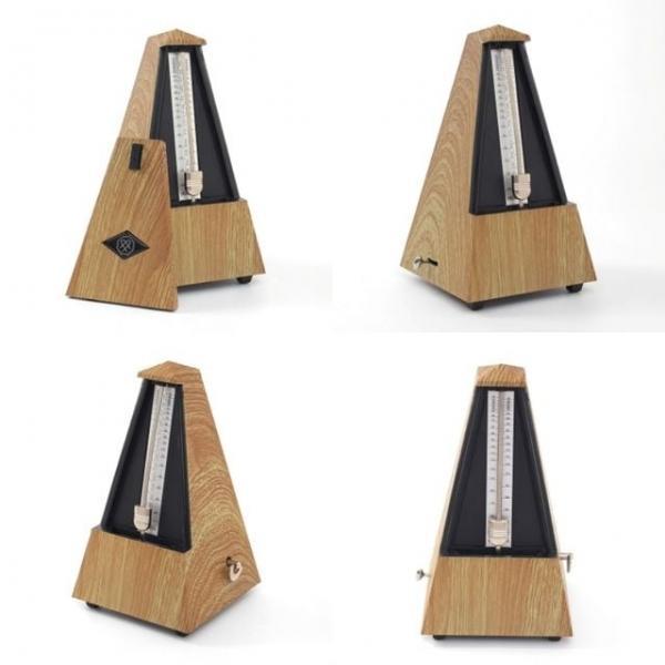 우드 태엽 메트로놈 라이트 박자맞추는기계 매크로눔