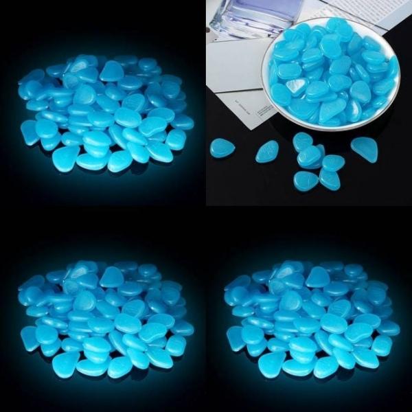 야광자갈 200p세트 블루 장식용품 어항바닥재