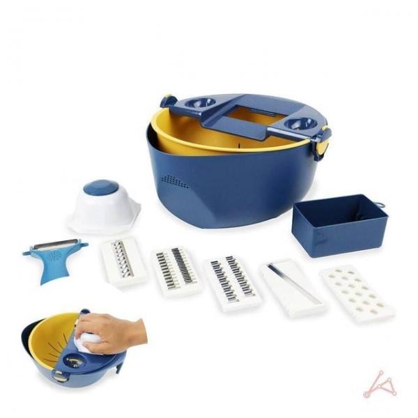 멀티채칼 드레인 바스켓 주방용채칼 채소슬라이서