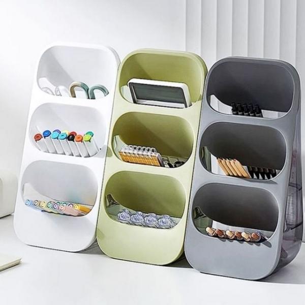 스탠드형 데스크 오거나이저 수납함 펜홀더