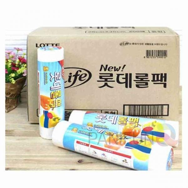 비닐롤팩 500매 12개 식당비닐 투명봉투 위생비닐 식품용비닐 주방비닐