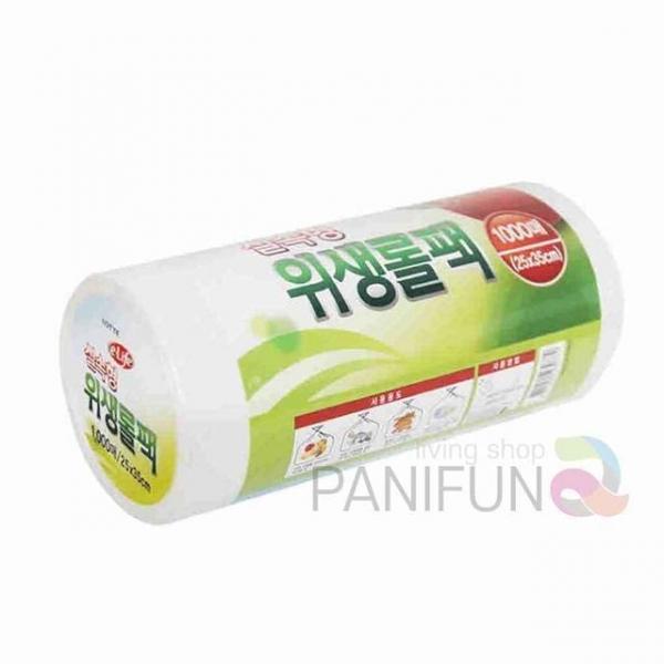 비닐롤팩 1000매 투명비닐백 식품용비닐 식당비닐 투명비닐 일회용비닐봉지