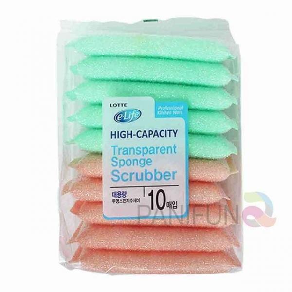 스펀지 수세미 10개 부드러운수세미 스펀지수세미 설거지수세미 부드러운스펀지 세제수세미